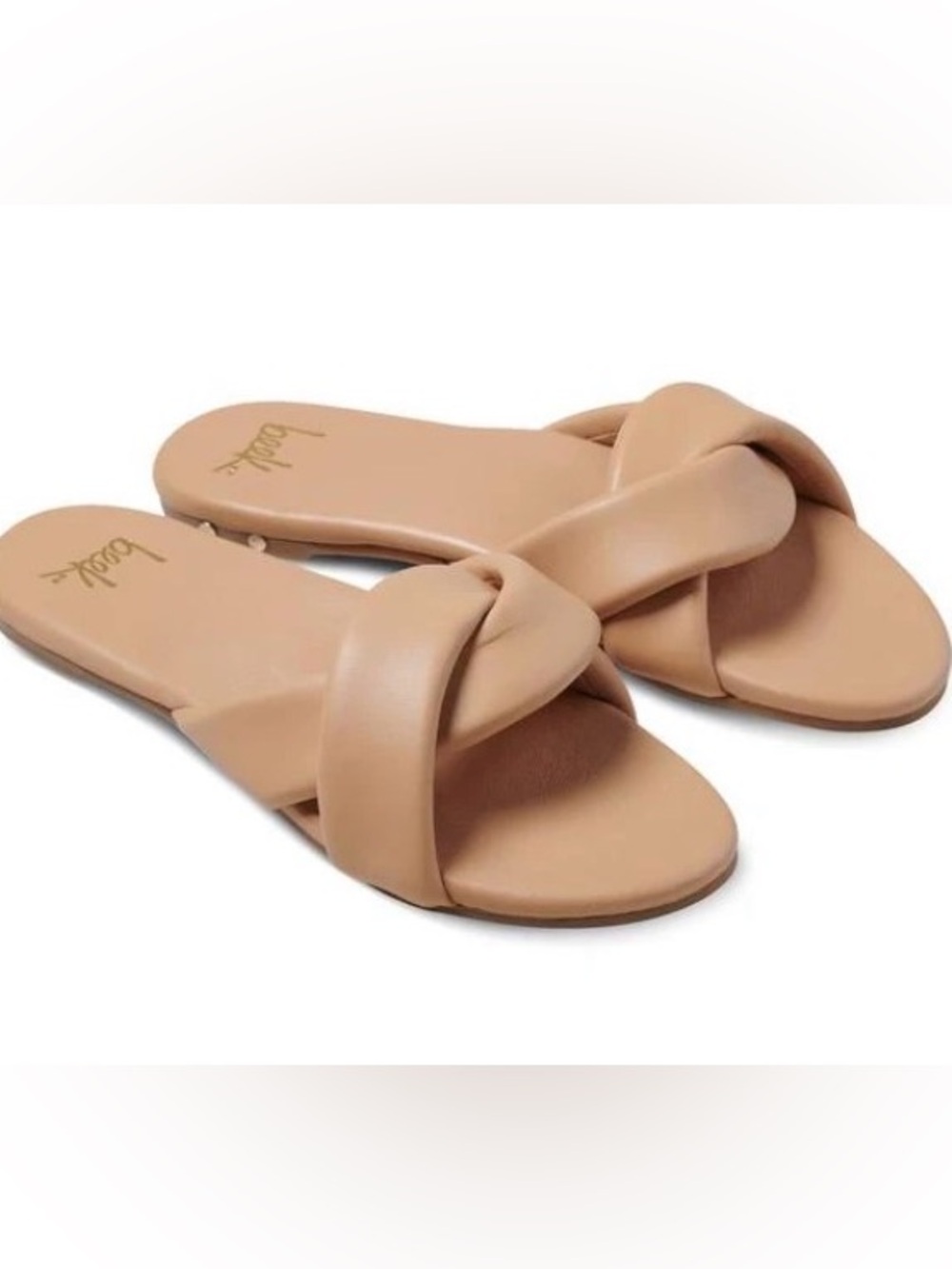 🆕Beek Twistybird Leather Sandals Beach Women Comfort Slide Sandals